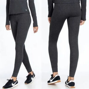 $108 Johnny Was Calme Gray Ease Space Dye High Waist Leggings XS NEW